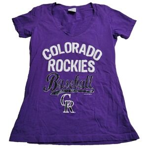 Colorado Rockies Campus Lifestyle Genuine Merchandise Women's Small 100% Cotton